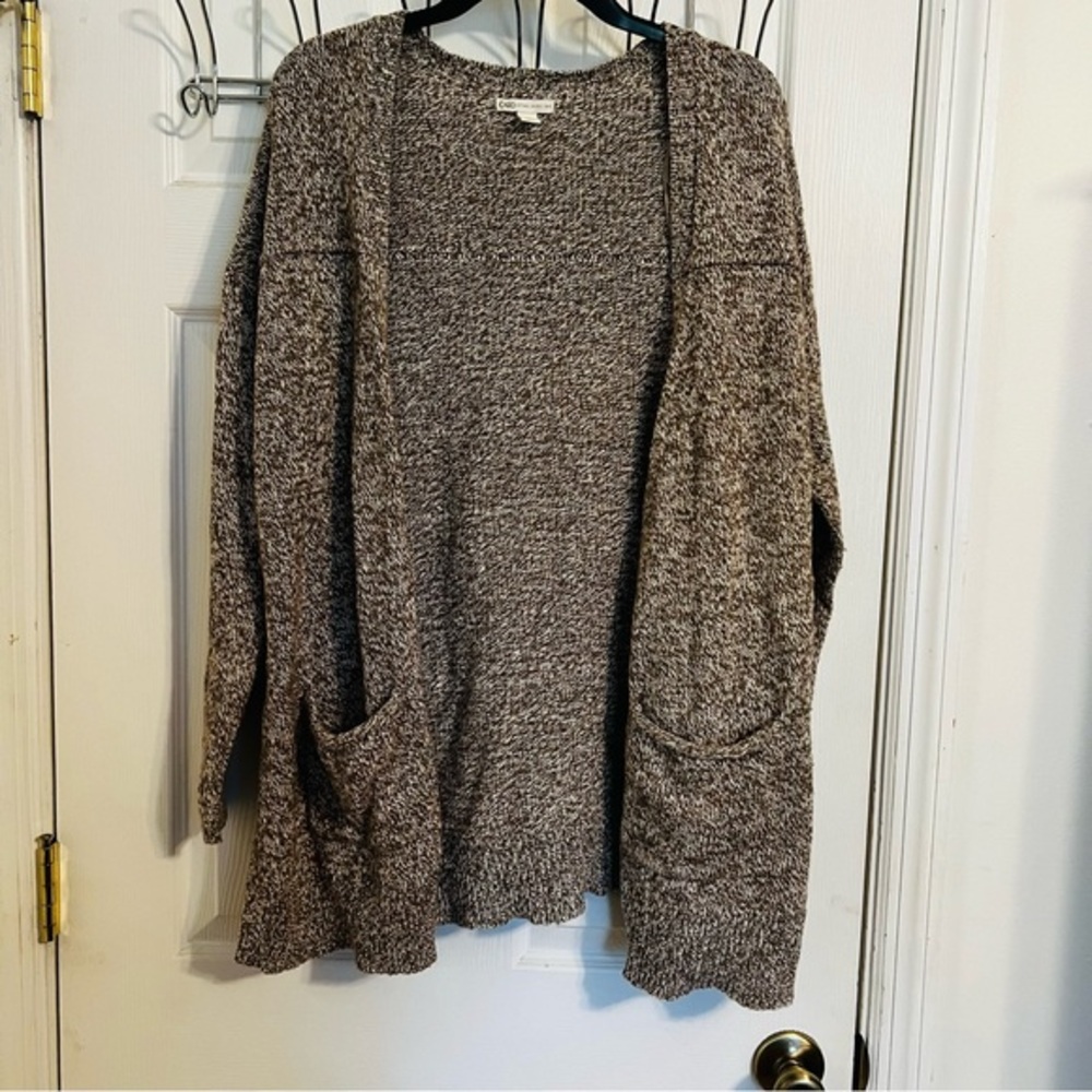 CATO Brown Open Cardigan